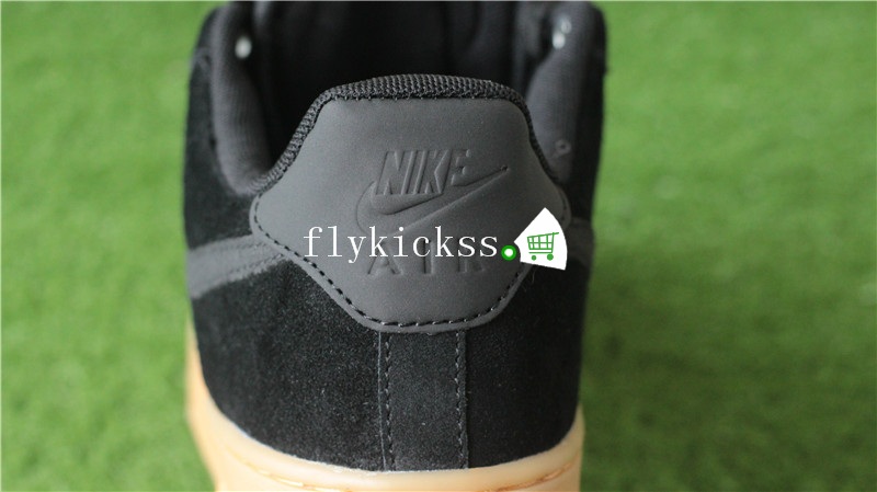 Nike Air Force 1 AF1 07 LV8 Black Suede